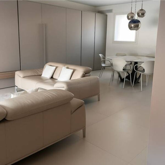 Resina Beige 60×60 cm – Gres porcellanato effetto cemento