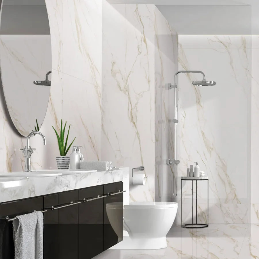 DIVINA CALCATTA GOLD 60×120 cm – Rettificato Lucido