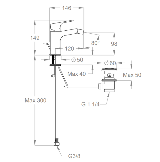 Set Rubinetteria Lavabo + Bidet + Doccia – FIR Italia Handy 52 (Cromo)