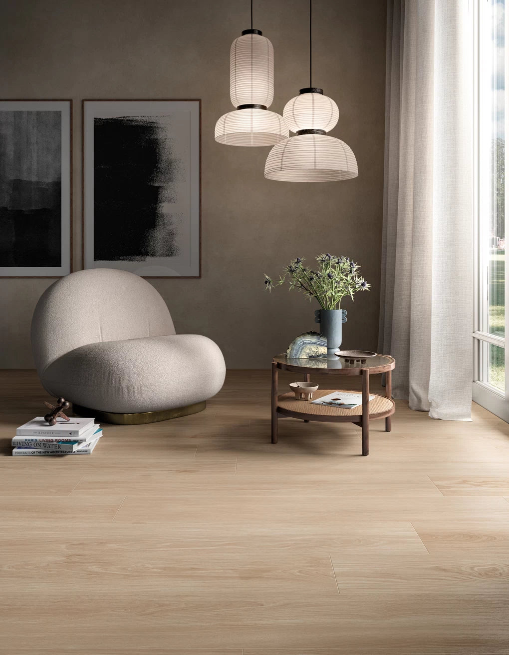 Mirage Oudh Elem 20x120 – Gres Porcellanato Effetto Legno Spazzolato R9 Rettificato