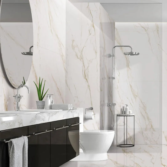DIVINA CALCATTA GOLD 60×120 cm – Rettificato Lucido