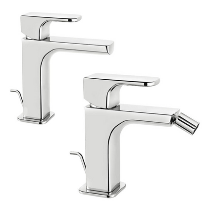 Set Rubinetteria Lavabo + Bidet – FIR Italia Daily 44 (Cromo)