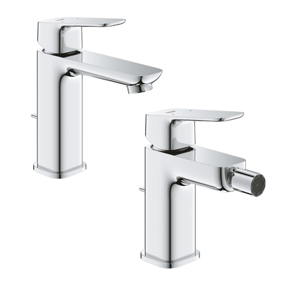 Set miscelatori lavabo + bidet GROHE Cubeo cromo