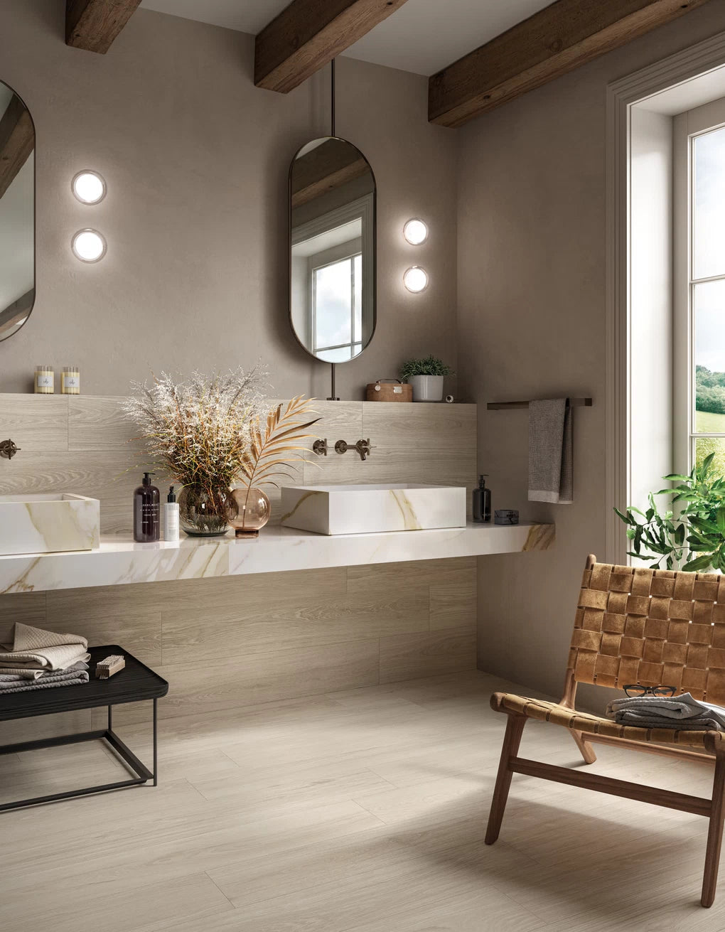 Mirage Oudh Copahu 20x120 – Gres Porcellanato Effetto Legno Spazzolato R9 Rettificato