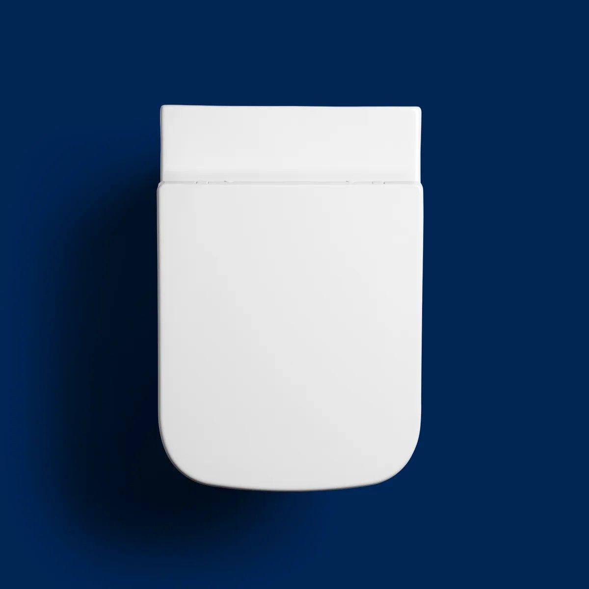 Hatria Bianca – Coppia sanitari a terra traslati senza brida con sedile soft-close e bidet