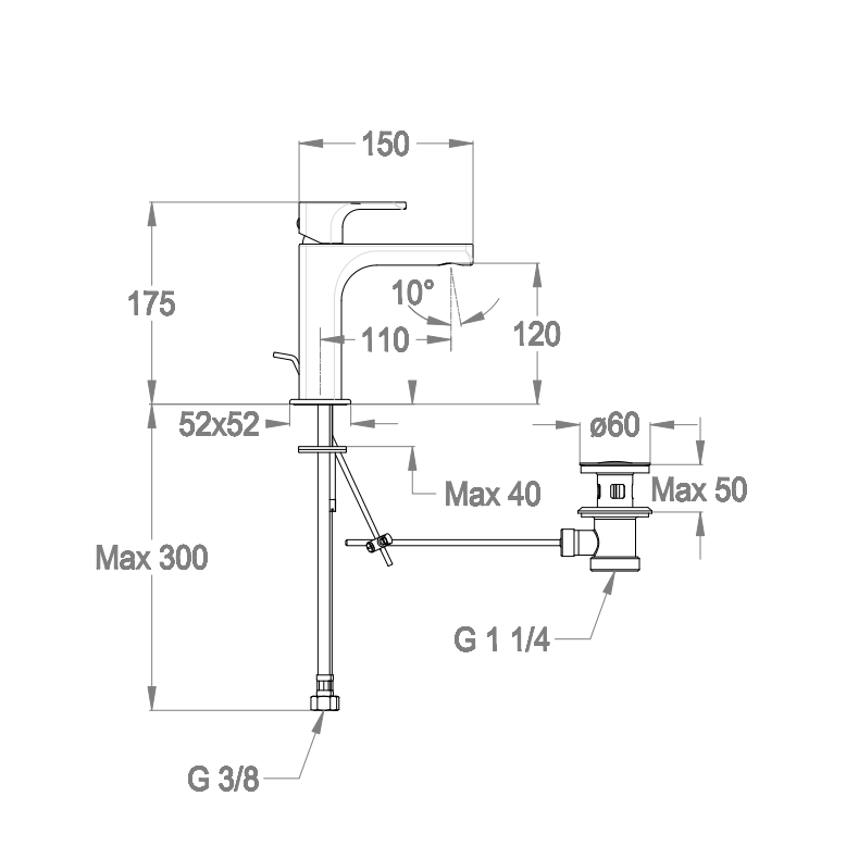 Set Rubinetteria Lavabo + Bidet + Doccia – FIR Italia Daily 44 / Doda 67 (Cromo)