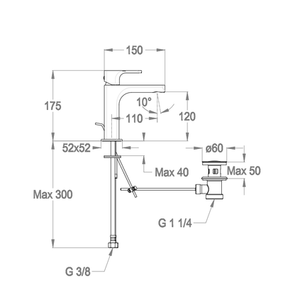 Set Rubinetteria Lavabo + Bidet + Doccia – FIR Italia Daily 44 / Doda 67 (Cromo)