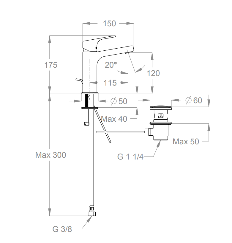 Set Rubinetteria Lavabo + Bidet + Doccia – FIR Italia Handy 52 (Cromo)