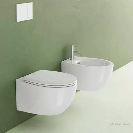 Catalano Italy – WC Sospeso 52×37 cm con Scarico Newflush